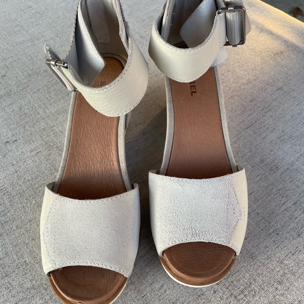 Sorel brand Ankle Strap Wedge